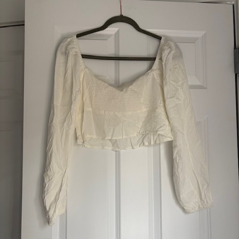 NWT Pacsun Kendall & Kylie Long Sleeve Crop Top - Picture 3 of 3
